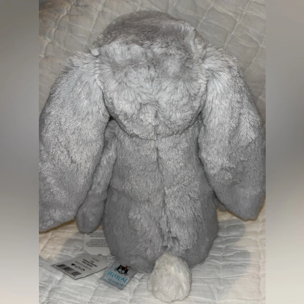 Jellycat Original Gray Bashful Bunny NWT - Picture 4 of 5